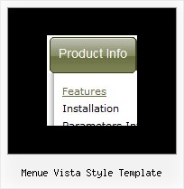 Menue Vista Style Template Ajax Popup Menue