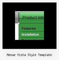 Menue Vista Style Template Dhtml Menu Einfuegen Html