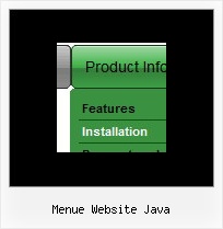 Menue Website Java Menu Mac Style