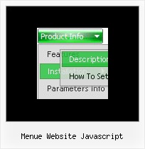 Menue Website Javascript Html Menu Iphone