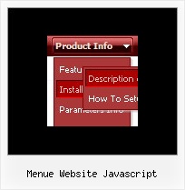 Menue Website Javascript Css Menue Bild Rahmen