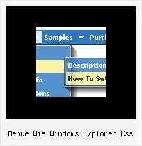 Menue Wie Windows Explorer Css Menu Javascritp