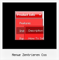Menue Zentrieren Css Button Web