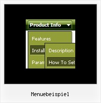 Menuebeispiel Klapp Javascript Menue
