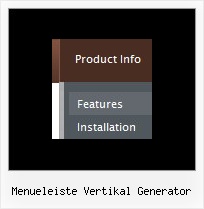 Menueleiste Vertikal Generator Java Menue Vorschau