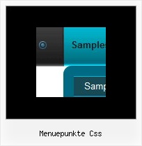 Menuepunkte Css Javascript Menue Overlap