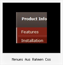 Menues Aus Rahmen Css Schweben Menue Html