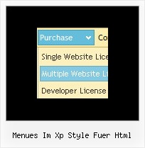 Menues Im Xp Style Fuer Html Css Menu Bewegen