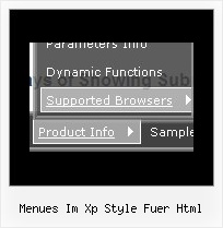 Menues Im Xp Style Fuer Html Menue Seitlichen Css