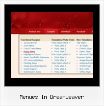 Menues In Dreamweaver Php Fuison Akkordion Menue