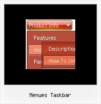 Menues Taskbar Html Dropdownmenue