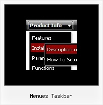 Menues Taskbar Vista Menu Html