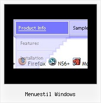 Menuestil Windows Dropdown Menue Submenue