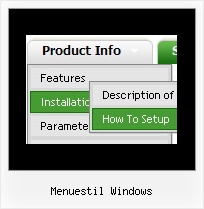 Menuestil Windows Php Menue Aufklappen Beispiel