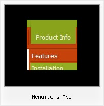 Menuitems Api Javascript Menue Deutsch