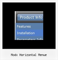 Modx Horizontal Menue Javascript Menu Js Html Firefox