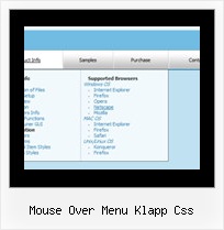 Mouse Over Menu Klapp Css Scrollable Menus Javascript