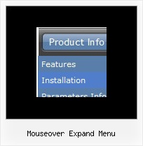 Mouseover Expand Menu Durchsichtiges Drop Down Menu