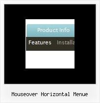 Mouseover Horizontal Menue Css Dropmenu