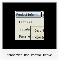 Mouseover Horizontal Menue Vertikales Css Menue Mit Untermenue