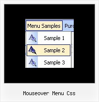 Mouseover Menu Css Css Html Submenu
