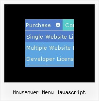 Mouseover Menu Javascript Butons