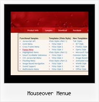 Mouseover Menue Menue Dhtml Menu Css