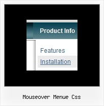 Mouseover Menue Css Navigation