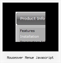 Mouseover Menue Javascript Css Mouseover Menue Horizontal