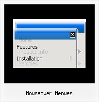 Mouseover Menues Javascript Pfeiltasten Menue