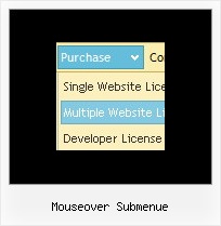 Mouseover Submenue Dropdown Menue Generator