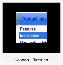 Mouseover Submenue Css Dhtml Menu