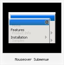 Mouseover Submenue Erweiterbaren Menues