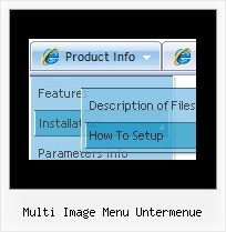 Multi Image Menu Untermenue Float Menue Javascript