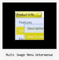 Multi Image Menu Untermenue Horizontales Dynamisches Menue Script