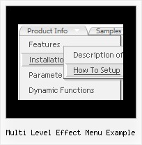 Multi Level Effect Menu Example Css Menue Und Firefox