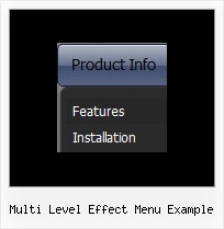 Multi Level Effect Menu Example Big Menu De