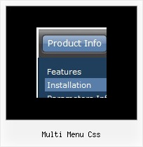 Multi Menu Css Html Create Menue