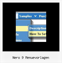 Nero 9 Menuevorlagen Homepagevorlage Mit Dropdownmenue