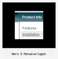 Nero 9 Menuevorlagen Javascript Menue An Der Seite