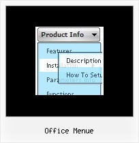 Office Menue Free Horizontal Drop Down Menu Html