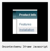 Oncontextmenu Iframe Javascript Menue Vista