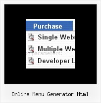 Online Menu Generator Html Menue Con Css
