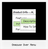 Onmouse Over Menu Zusammenbruch Menues