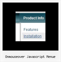 Onmouseover Javascript Menue Submenu Css Beispiel