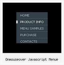 Onmouseover Javascript Menue Css Menu Frames