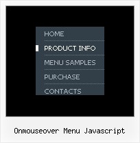 Onmouseover Menu Javascript Software Erstellen Navi Bar Menu