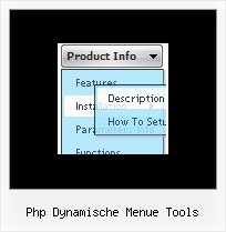 Php Dynamische Menue Tools Javascript Schiebe Navigation