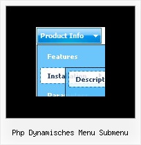 Php Dynamisches Menu Submenu Javascript Beispiel Menue Mouseover