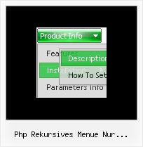 Php Rekursives Menue Nur Aufklappen Ajax Effekte Menue Slide